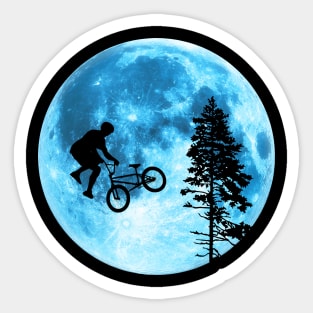 ET Bike Moon Sticker